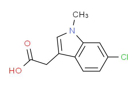 CAS No. 388574-11-6, 2-(6-chloro-1-methyl-1H-indol-3-yl)acetic acid