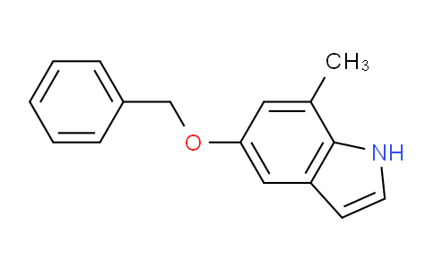 CAS No. 4792-65-8, 5-(Benzyloxy)-7-methyl-1H-indole