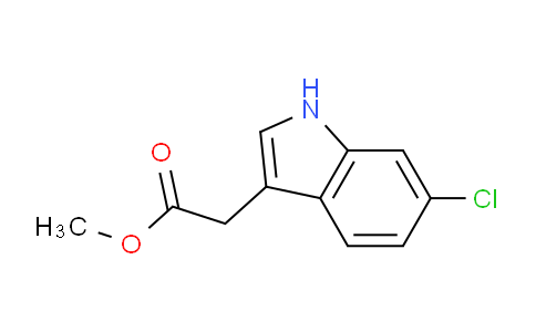 CAS No. 53859-25-9, methyl 2-(6-chloro-1H-indol-3-yl)acetate