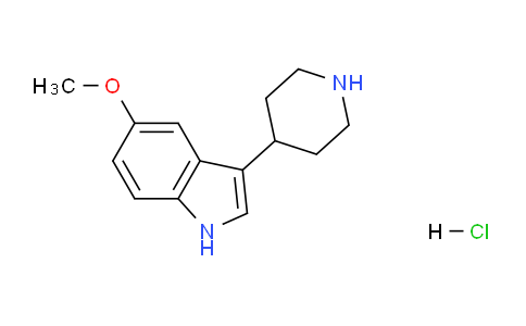 CAS No. 60155-65-9, 5-Methoxy-3-piperidin-4-yl-1H-indole hydrochloride