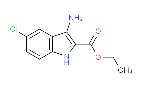 CAS No. 62578-58-9, Ethyl 3-amino-5-chloro-1H-indole-2-carboxylate