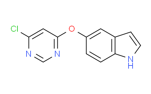 CAS No. 630126-16-8, 5-((6-chloropyrimidin-4-yl)oxy)-1H-indole