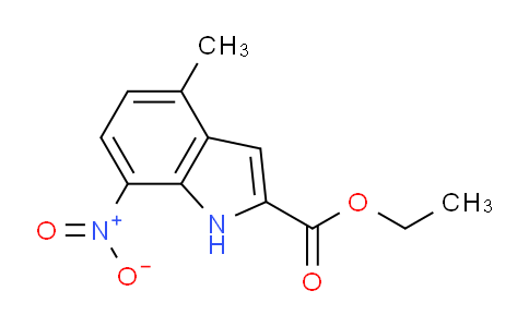 CAS No. 61149-52-8, ethyl 4-methyl-7-nitro-1H-indole-2-carboxylate