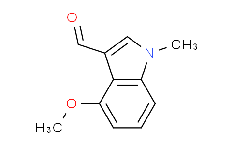 CAS No. 620175-74-8, 4-methoxy-1-methyl-1H-indole-3-carbaldehyde