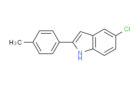 CAS No. 66866-07-7, 5-chloro-2-(p-tolyl)-1H-indole