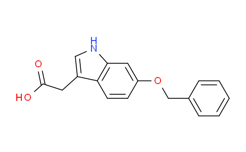 CAS No. 682802-82-0, 2-(6-(benzyloxy)-1H-indol-3-yl)acetic acid