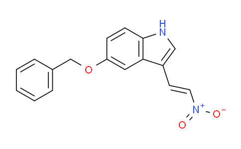 CAS No. 69796-46-9, 5-(benzyloxy)-3-(2-nitrovinyl)-1H-indole