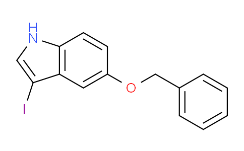 CAS No. 70347-92-1, 5-(benzyloxy)-3-iodo-1H-indole