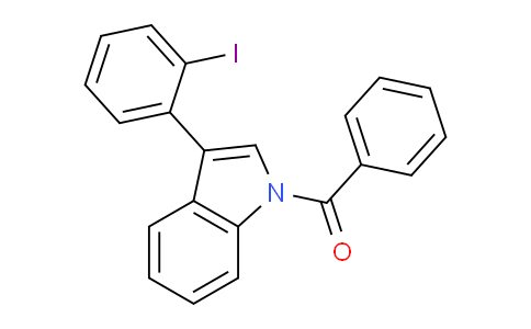 CAS No. 809274-68-8, (3-(2-iodophenyl)-1H-indol-1-yl)(phenyl)methanone