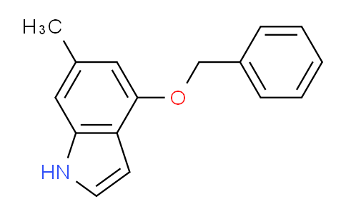 CAS No. 840537-99-7, 4-(benzyloxy)-6-methyl-1H-indole
