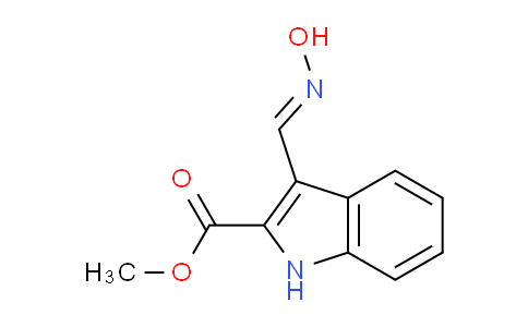 CAS No. 861211-41-8, Methyl 3-[(hydroxyimino)methyl]-1H-indole-2-carboxylate