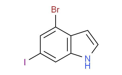 CAS No. 850334-30-4, 4-bromo-6-iodo-1H-indole