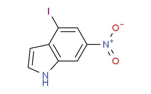 CAS No. 885520-54-7, 4-iodo-6-nitro-1H-indole