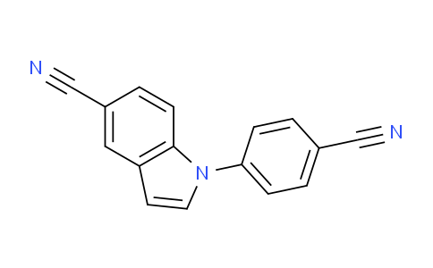 CAS No. 885273-02-9, 1-(4-Cyano-phenyl)-1H-indole-5-carbonitrile