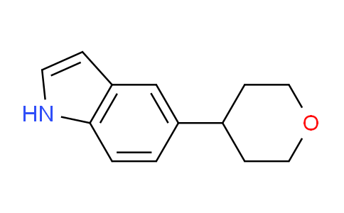 CAS No. 885273-27-8, 5-(Tetrahydro-pyran-4-yl)-1H-indole