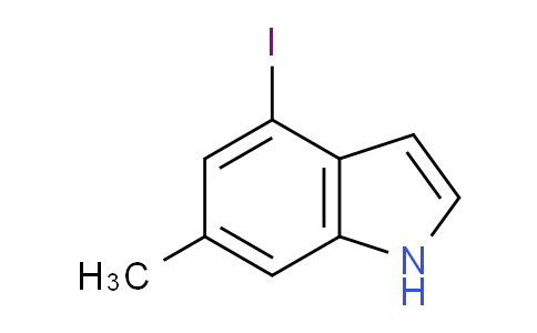 CAS No. 885522-28-1, 4-iodo-6-methyl-1H-indole