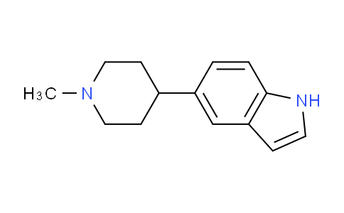 CAS No. 885273-33-6, 5-(1-Methyl-piperidin-4-yl)-1H-indole