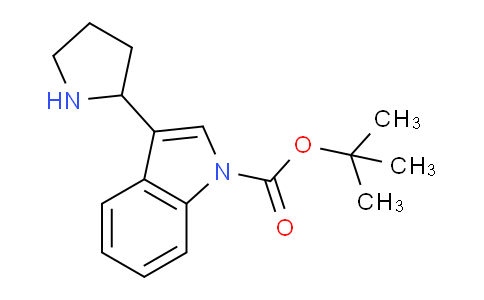 CAS No. 885272-31-1, 3-Pyrrolidin-2-yl-indole-1-carboxylic acid tert-butyl ester