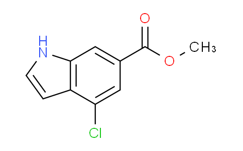 CAS No. 885522-78-1, Methyl 4-chloro-1H-indole-6-carboxylate