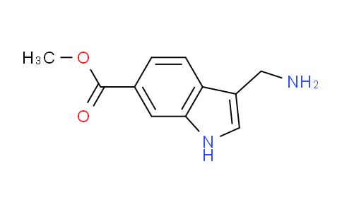 CAS No. 887582-81-2, methyl 3-(aminomethyl)-1H-indole-6-carboxylate