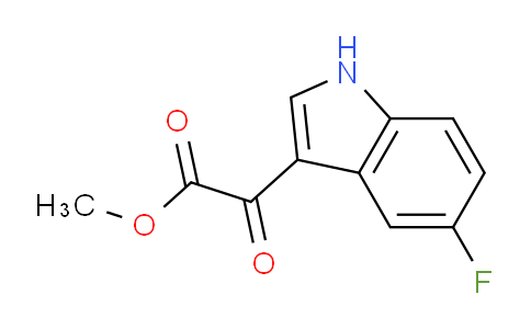 CAS No. 408356-39-8, Methyl 2-(5-fluoro-1H-indol-3-yl)-2-oxoacetate