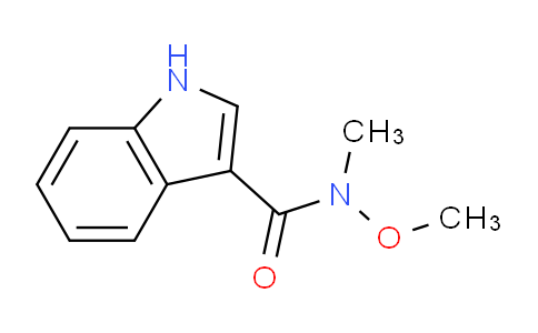CAS No. 214759-95-2, N-Methoxy-N-methyl-1H-indole-3-carboxamide