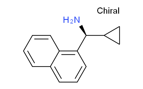 CAS No. 1213587-08-6, (S)-Cyclopropyl(naphthalen-1-yl)methanamine