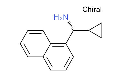 CAS No. 1212952-18-5, (R)-Cyclopropyl(naphthalen-1-yl)methanamine