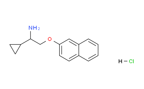 CAS No. 1379811-36-5, 1-Cyclopropyl-2-(naphthalen-2-yloxy)ethanamine hydrochloride