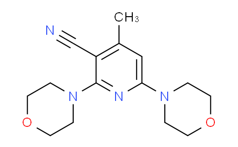 CAS No. 51560-95-3, 4-Methyl-2,6-dimorpholinonicotinonitrile