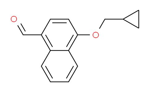 CAS No. 883528-10-7, 4-(Cyclopropylmethoxy)-1-naphthaldehyde