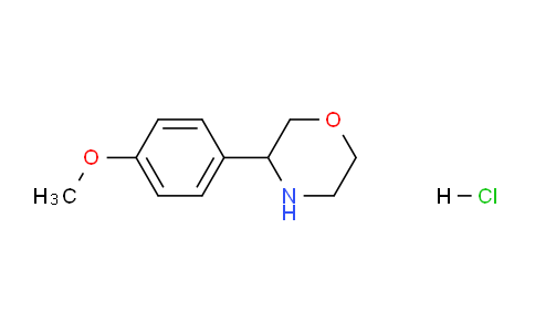 CAS No. 1171560-33-0, 3-(4-Methoxyphenyl)morpholine hydrochloride