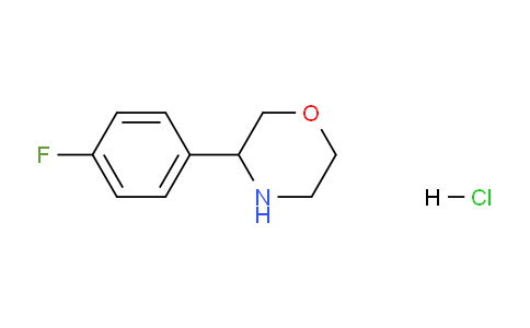 CAS No. 1185045-95-7, 3-(4-Fluorophenyl)morpholine hydrochloride