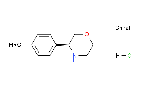 CAS No. 1391510-98-7, (S)-3-(p-Tolyl)morpholine hydrochloride