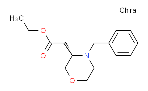 CAS No. 1799439-16-9, (S)-Ethyl 2-(4-benzylmorpholin-3-yl)acetate