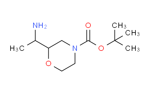 CAS No. 1824327-48-1, tert-Butyl 2-(1-aminoethyl)morpholine-4-carboxylate