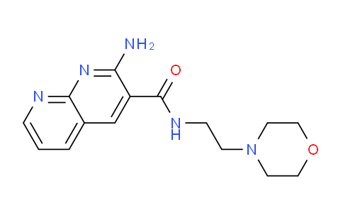 CAS No. 60467-60-9, 2-Amino-N-(2-morpholinoethyl)-1,8-naphthyridine-3-carboxamide
