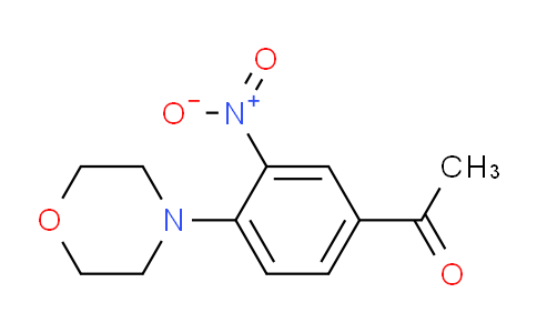 CAS No. 144783-46-0, 1-(4-Morpholino-3-nitrophenyl)ethanone