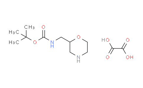 CAS No. 1820575-28-7, tert-Butyl (morpholin-2-ylmethyl)carbamate oxalate
