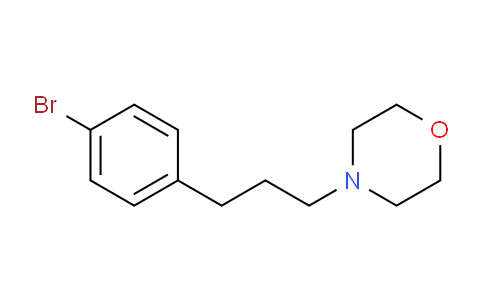 CAS No. 607744-36-5, 4-(3-(4-bromophenyl)propyl)morpholine