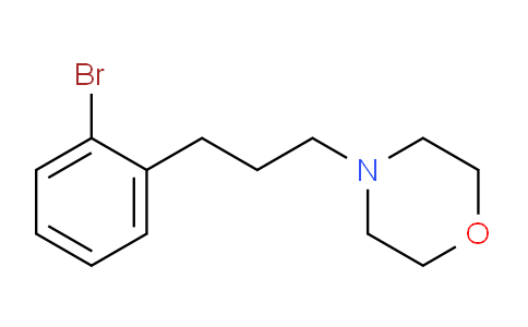 CAS No. 1379942-92-3, 4-(3-(2-bromophenyl)propyl)morpholine