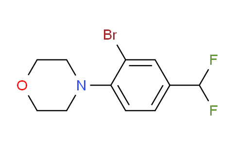 CAS No. 1704080-67-0, 4-(2-bromo-4-(difluoromethyl)phenyl)morpholine