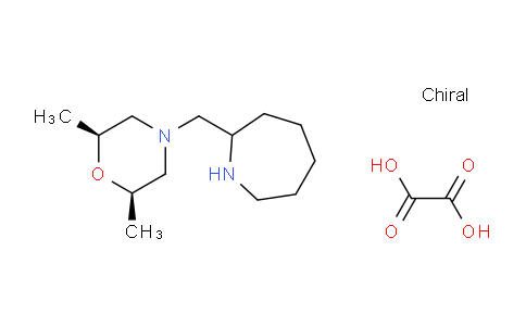 CAS No. 1212460-78-0, (2R,6S)-4-(Azepan-2-ylmethyl)-2,6-dimethylmorpholine oxalate