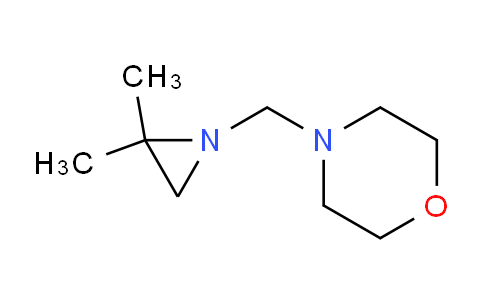 CAS No. 20030-87-9, 4-((2,2-Dimethylaziridin-1-yl)methyl)morpholine