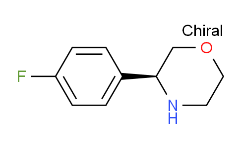 CAS No. 1213512-87-8, (S)-3-(4-Fluorophenyl)morpholine