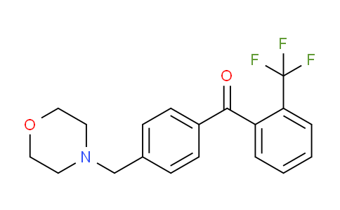 CAS No. 898770-35-9, 4'-Morpholinomethyl-2-trifluoromethylbenzophenone