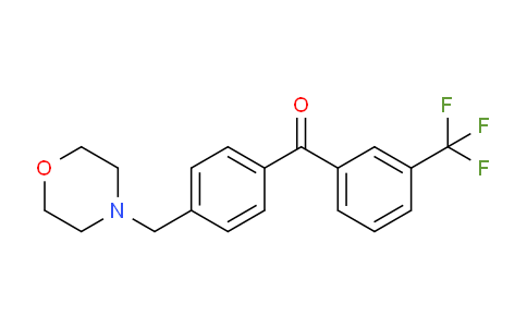 CAS No. 898770-38-2, 4'-Morpholinomethyl-3-trifluoromethylbenzophenone