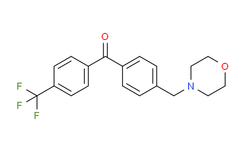CAS No. 898770-41-7, 4-Morpholinomethyl-4'-trifluoromethylbenzophenone