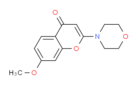 CAS No. 130735-66-9, 7-Methoxy-2-morpholino-4H-chromen-4-one