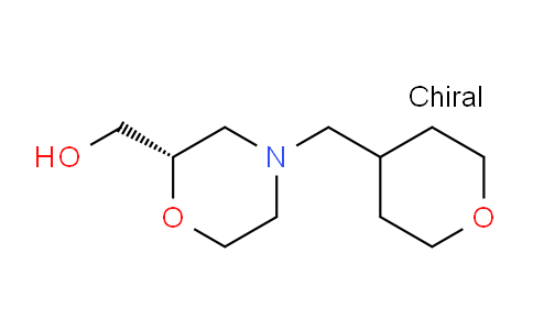 CAS No. 1821827-91-1, (S)-(4-((tetrahydro-2H-pyran-4-yl)methyl)morpholin-2-yl)methanol